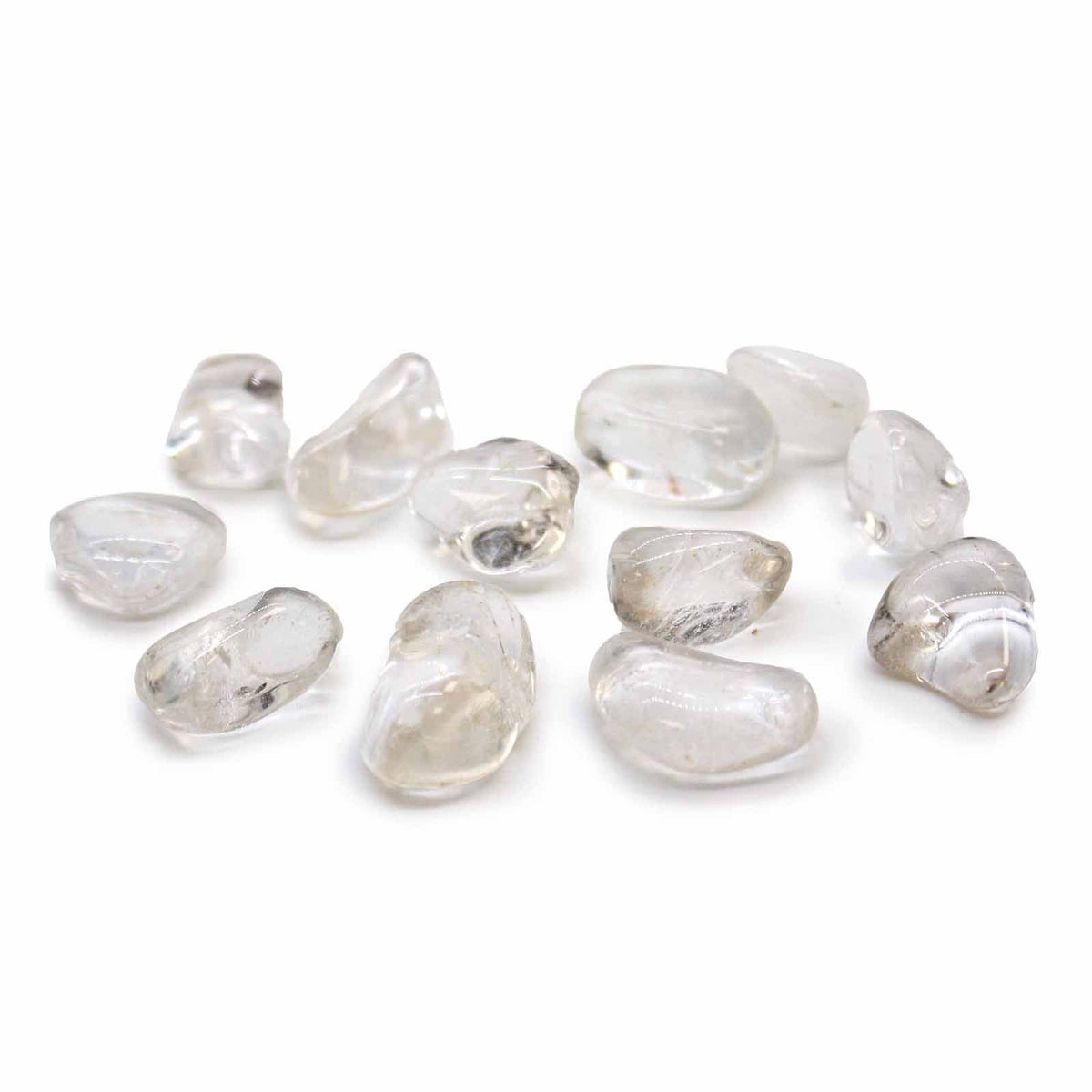 M Tumble Stones - Rock Crystal Grade A Medium and Large Tumble Stones - Bath Indulgence
