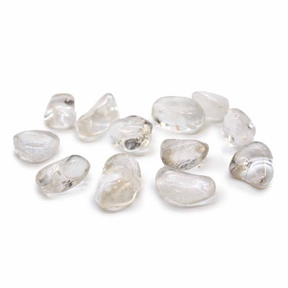 M Tumble Stones - Rock Crystal Grade A Medium and Large Tumble Stones - Bath Indulgence