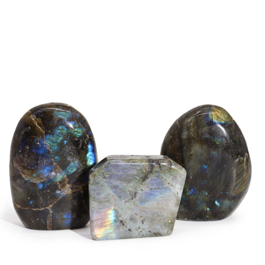 Madagascar Labradorite Tomb Stone (approx 80 - 100gms 50 - 70mm) Madagascar Labradorite Stones - Bath Indulgence