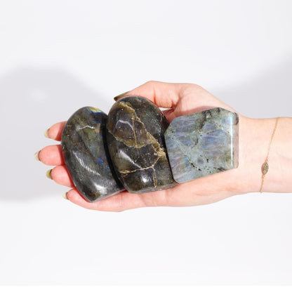 Madagascar Labradorite Tomb Stone (approx 80 - 100gms 50 - 70mm) Madagascar Labradorite Stones - Bath Indulgence
