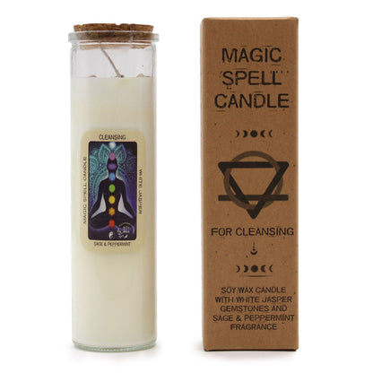 Magic Spell Candle - Cleansing Magic Spell Candles - Bath Indulgence