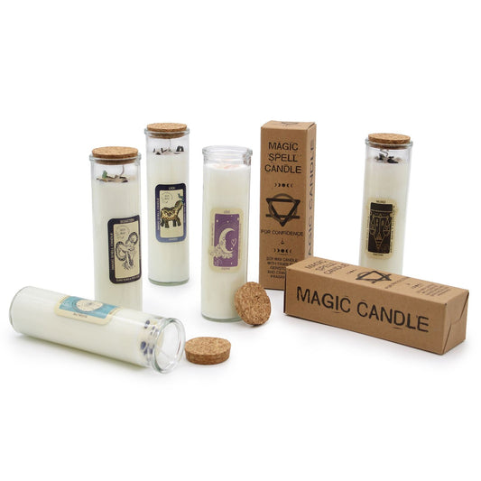 Magic Spell Candle - Confidence Magic Spell Candles - Bath Indulgence