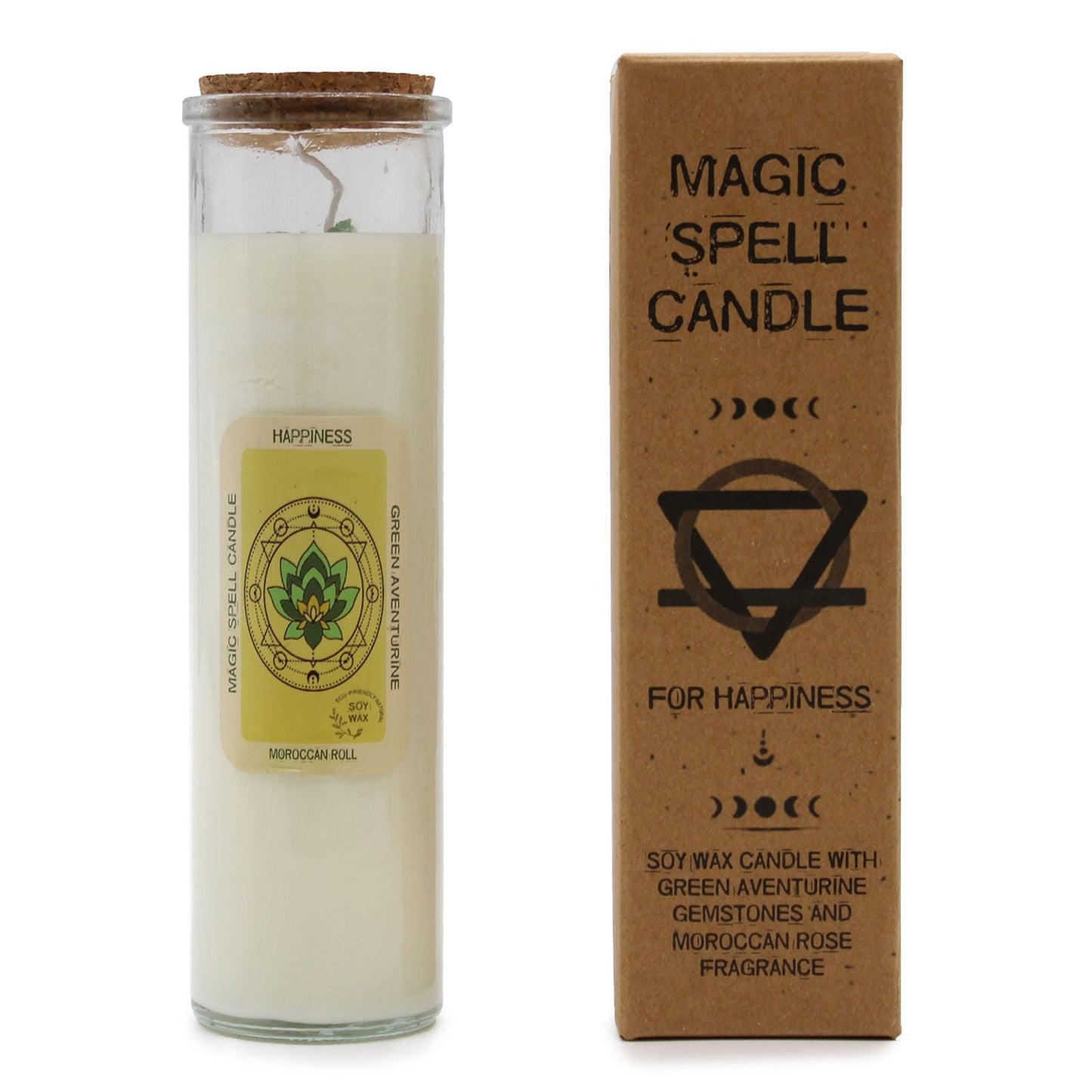Magic Spell Candle - Happiness Magic Spell Candles - Bath Indulgence