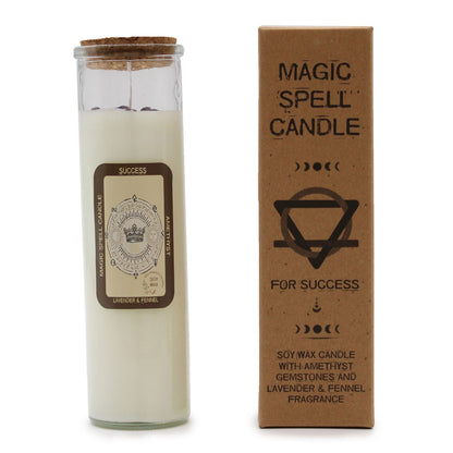 Magic Spell Candle - Success Magic Spell Candles - Bath Indulgence