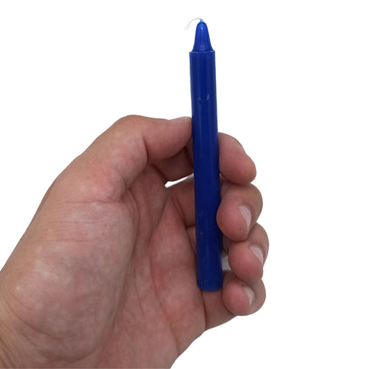 Manifest Magic Candles (pack of 12) - Indigo - Third Eye Chakra Magic Candles for Manifestation - Bath Indulgence