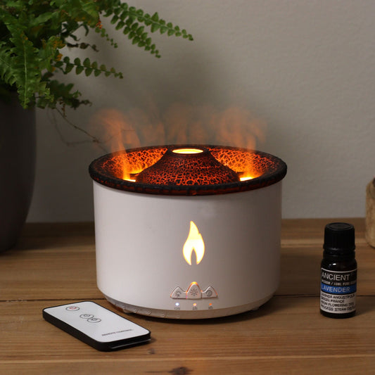 Medium Volcano Effect Aroma Diffuser (plug) Two Colours - 360ml Aroma Diffusers - Bath Indulgence