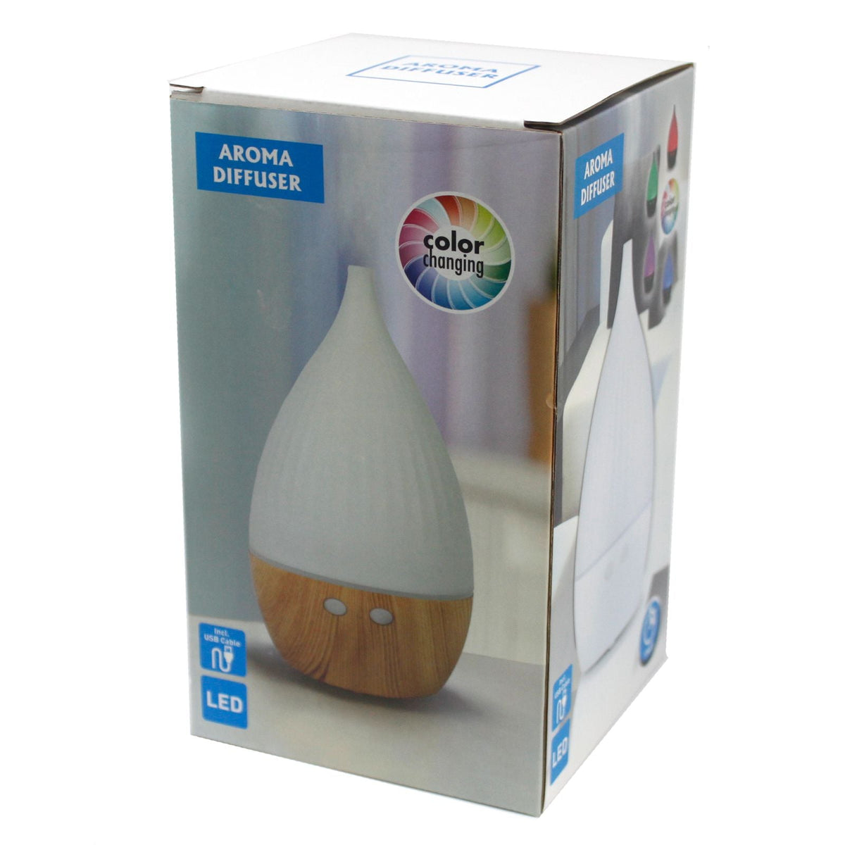 Milan Atomiser - USB - Colour Change Aroma Diffusers - Bath Indulgence