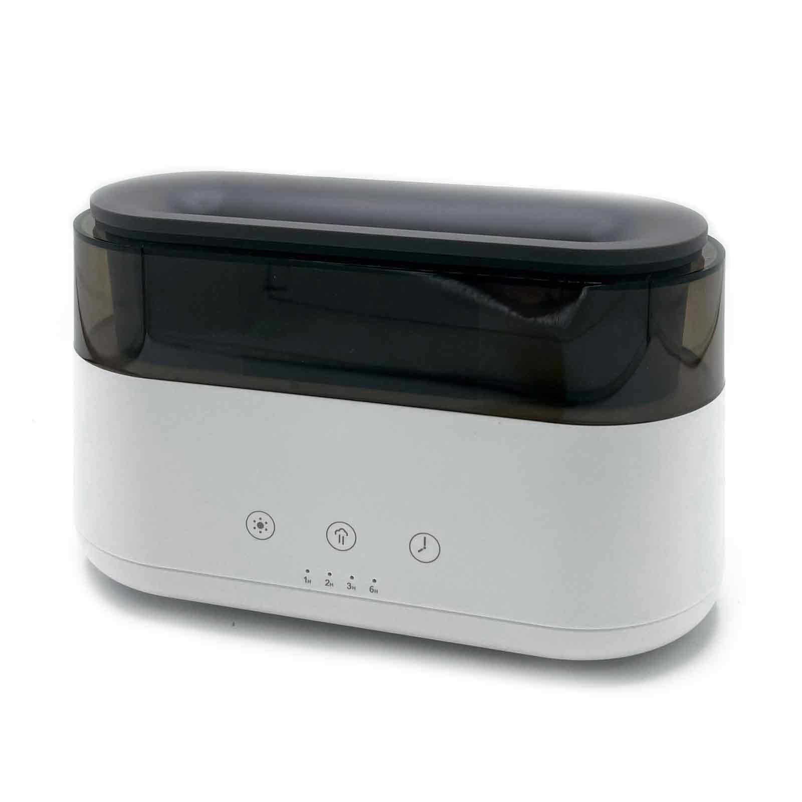 Modern Aroma Diffuser - LED Clock - USB - C - Flame Effect Aroma Diffusers - Bath Indulgence