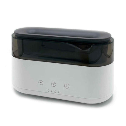 Modern Aroma Diffuser - LED Clock - USB - C - Flame Effect Aroma Diffusers - Bath Indulgence