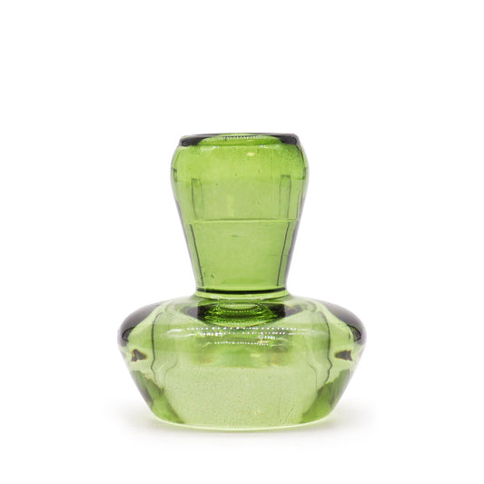 Mushroom Flip Dinner Candle / Tealight Holder - Garden Jade Glass Candle Holders & Jars - Bath Indulgence