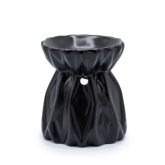 Oil Burner Geometric - Black Various Shaped Ceramic Oil Burners - Bath Indulgence