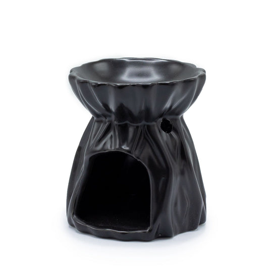 Oil Burner Geometric - Black Various Shaped Ceramic Oil Burners - Bath Indulgence