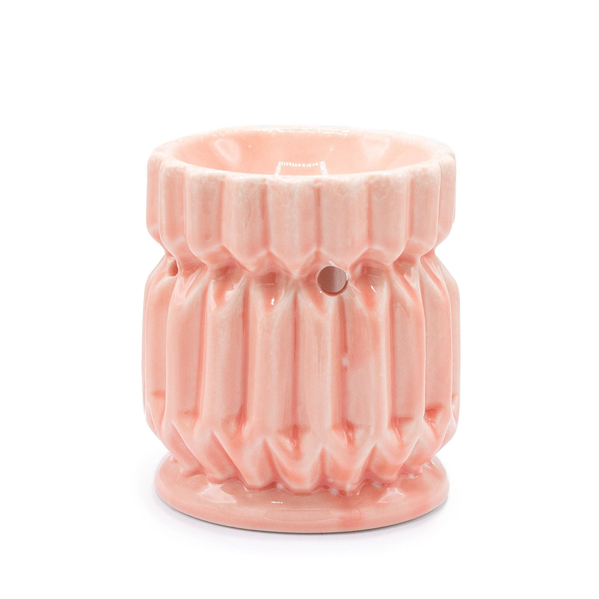 Oil Burner Geometric - Pink Various Shaped Ceramic Oil Burners - Bath Indulgence