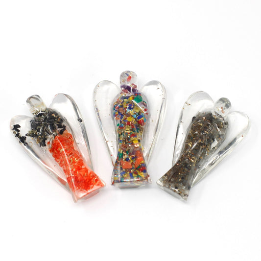 Orgonite Angel 50mm - Gemchips & Copper Orgonite Ojbects and Pyramids - Bath Indulgence