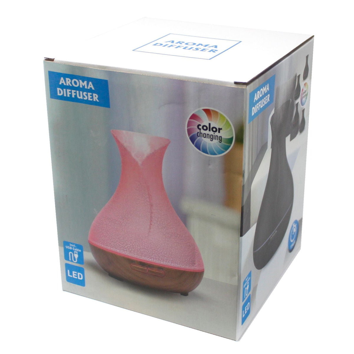 Palma Atomiser - Shell Effect - USB - Colour Change - Timer Aroma Diffusers - Bath Indulgence