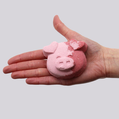 Pig Bathbomb 70g Shaped Bath Bombs for Kids - Bath Indulgence