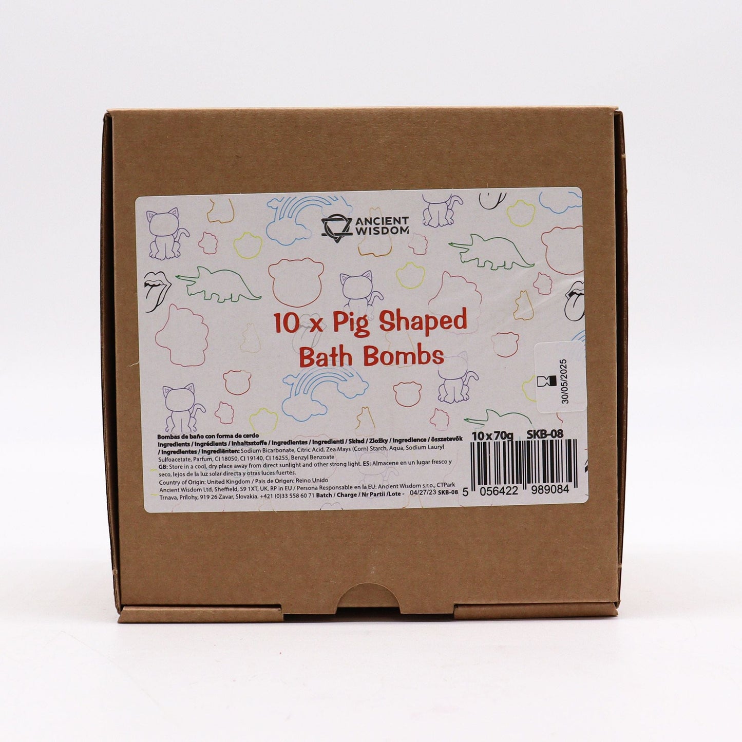 Pig Bathbomb 70g Shaped Bath Bombs for Kids - Bath Indulgence