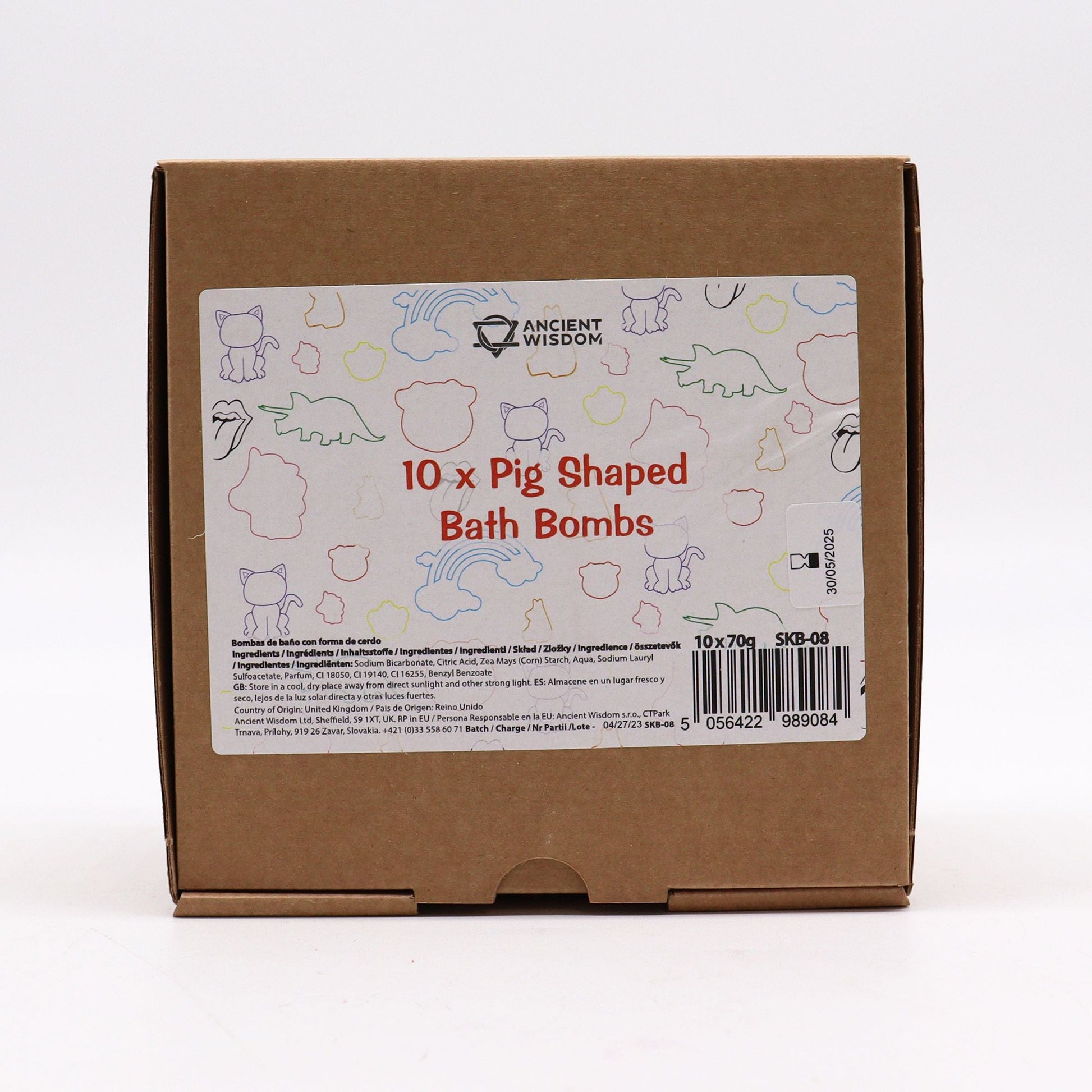 Pig Bathbomb 70g Shaped Bath Bombs for Kids - Bath Indulgence