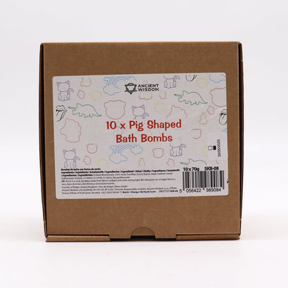 Pig Bathbomb 70g Shaped Bath Bombs for Kids - Bath Indulgence