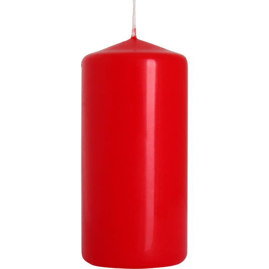 Pillar Candle 50x100mm - Red Pillar Candle - Bath Indulgence