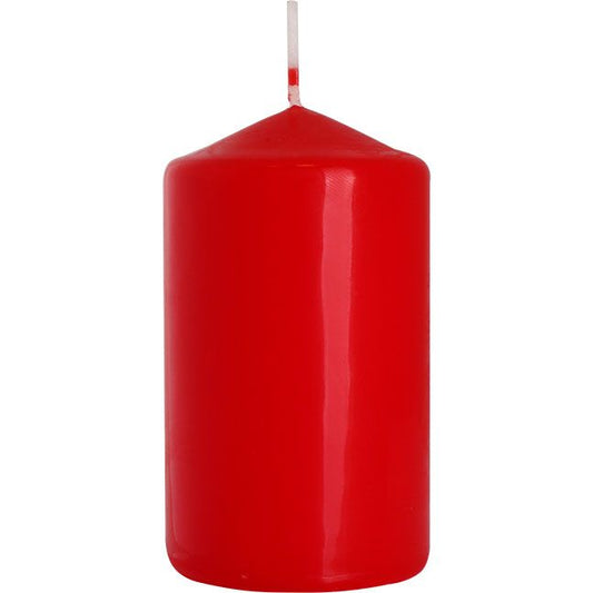 Pillar Candle 60x100mm - Red Pillar Candle - Bath Indulgence