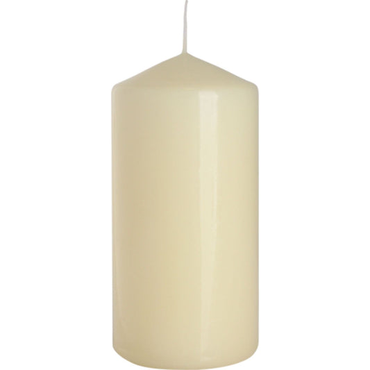 Pillar Candle 60x120mm - Ivory Pillar Candle - Bath Indulgence