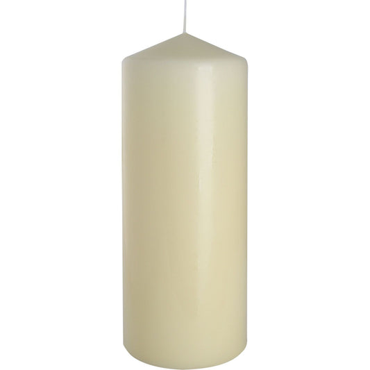 Pillar Candle 80x200mm - Ivory Pillar Candle - Bath Indulgence