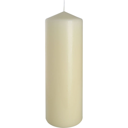 Pillar Candle 80x250mm - Ivory Pillar Candle - Bath Indulgence