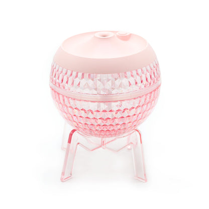 Pink Humidifer Mondo Planet - USB - Colour Change (down light) Aroma Diffusers - Bath Indulgence