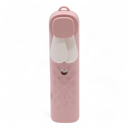 Pink Nano Mist Face Fan & Spray - USB chargable Aroma Diffusers - Bath Indulgence