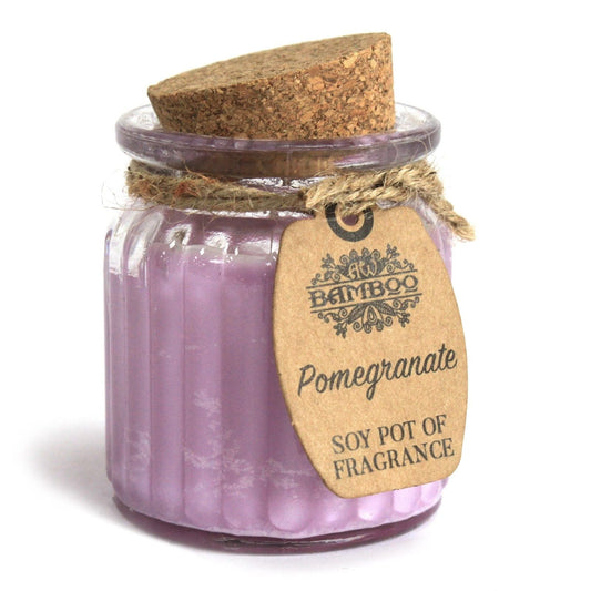 Pomegranate Soy Pot of Fragrance Candles Soy Pot of Fragrance Candle - Bath Indulgence