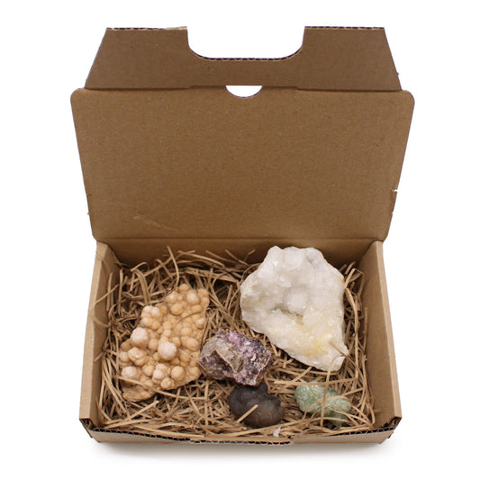 Rare Mineral Specimens - Pack of 5 - Mix 1 Rare Mineral Specimens - Bath Indulgence