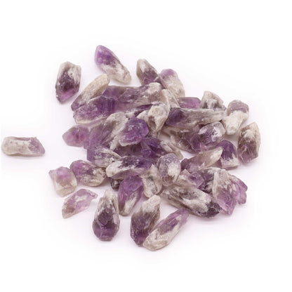 Raw Crystals (500gm) - Amethyst Rough Points Raw Crystals - Bath Indulgence