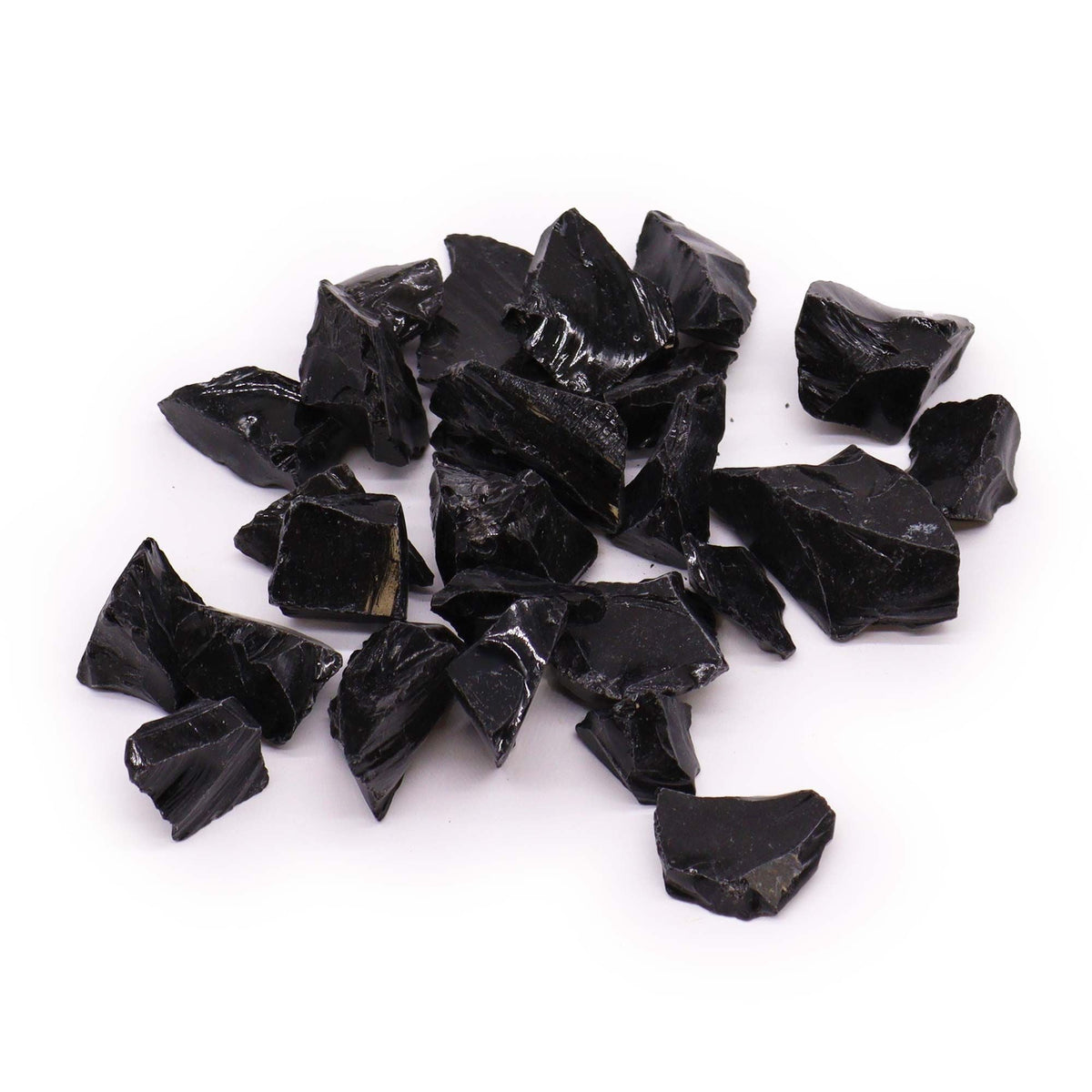 Raw Crystals (500gm) - Black Agate Raw Crystals - Bath Indulgence