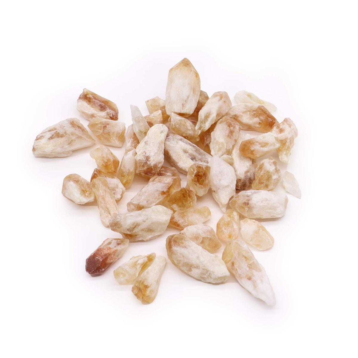 Raw Crystals (500gm) - Citrine Rough Points Raw Crystals - Bath Indulgence