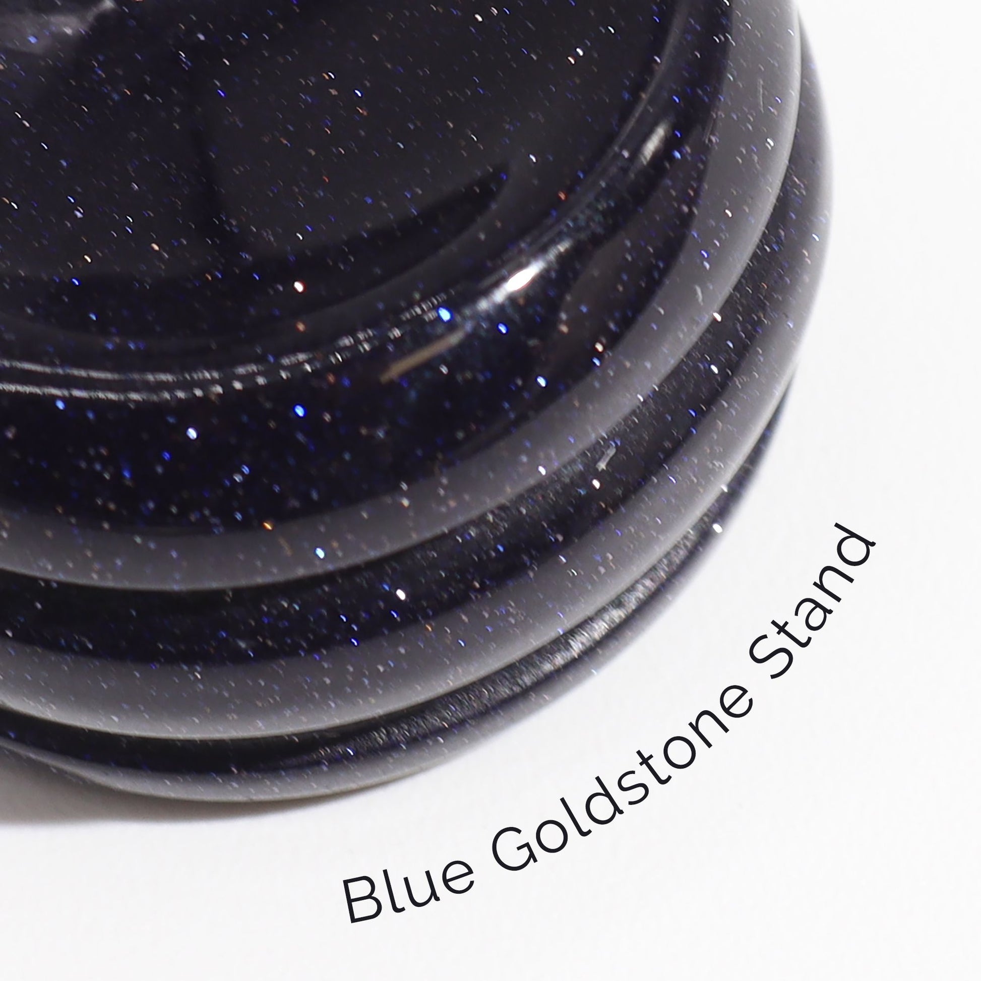 Rose Quartz Planet on a Sola Goldstone Stand (VENUS) Gemstone Planets on a Goldstone Stand - Bath Indulgence
