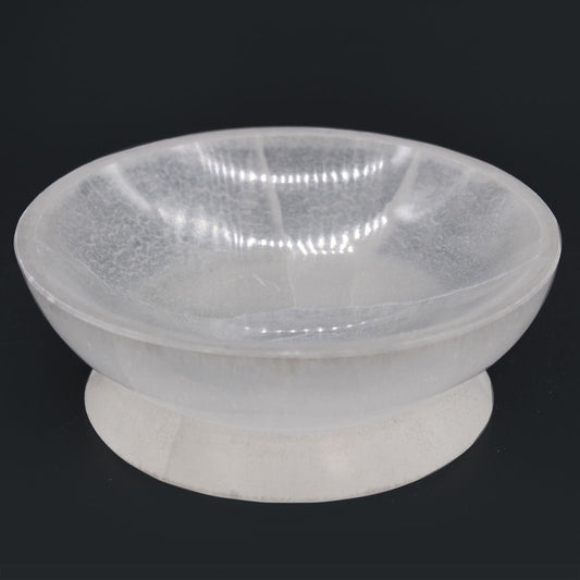 Selenite Ritual Bowl - 13cm Selenite Bowls - Bath Indulgence