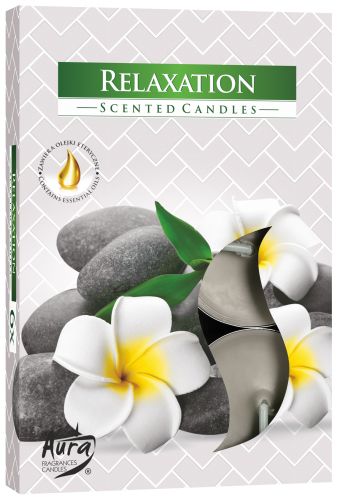 Set of 6 Scented Tealights - Relaxation Scented Tealights - Bath Indulgence