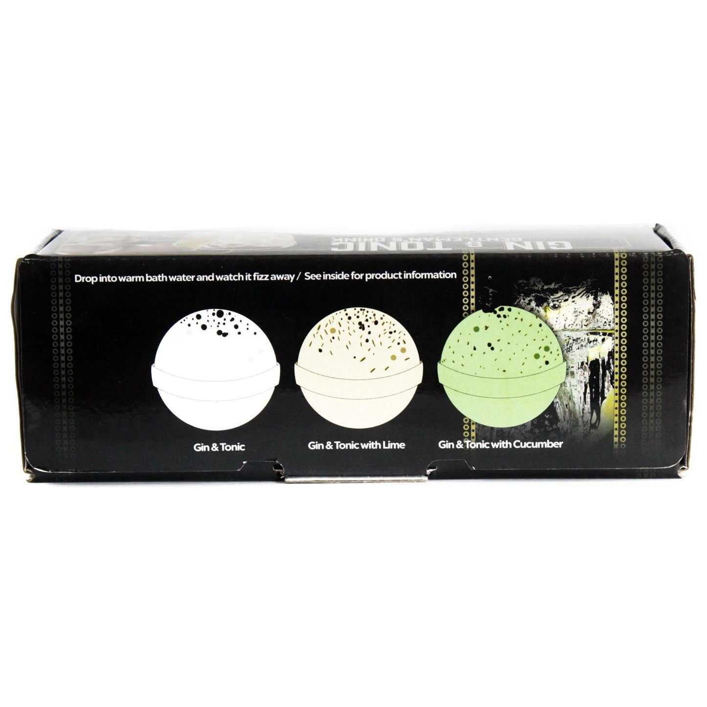 Set of Three Gin & Tonic Bath Bombs Cocktail Bath Bombs - Bath Indulgence