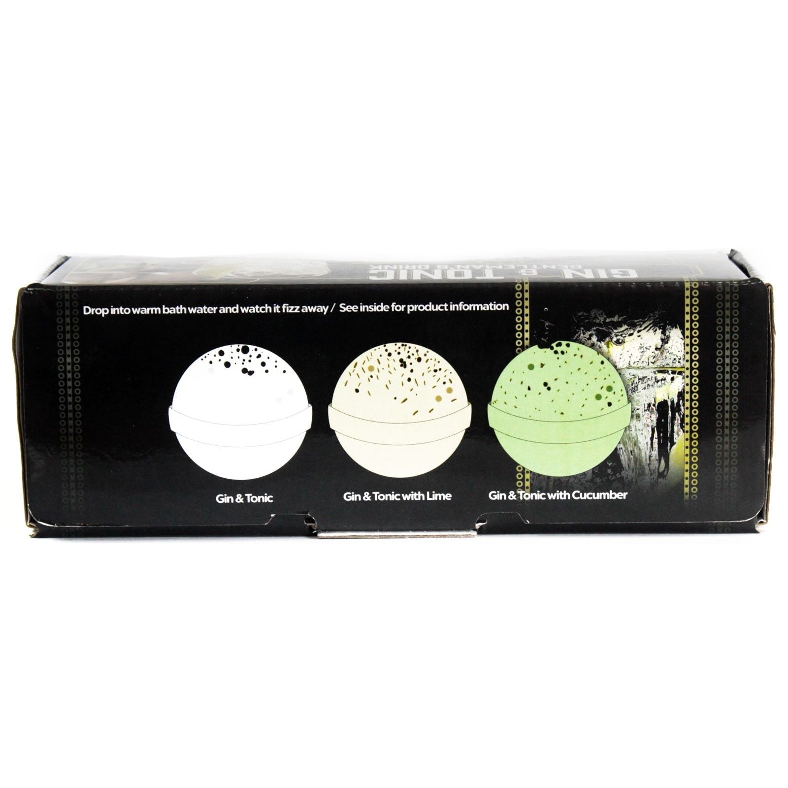 Set of Three Gin & Tonic Bath Bombs Cocktail Bath Bombs - Bath Indulgence