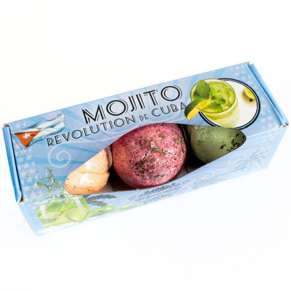 Set of Three Mojito Bath Bombs Cocktail Bath Bombs - Bath Indulgence