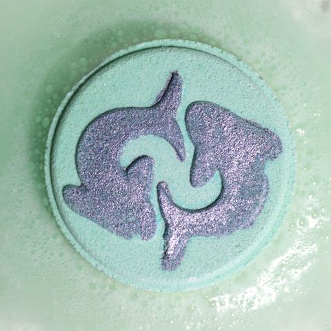 Set of Zodiac Bath Fizzers with Horoscope - Pisces - Bath Indulgence