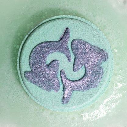 Set of Zodiac Bath Fizzers with Horoscope - Pisces - Bath Indulgence