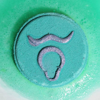 Set of Zodiac Bath Fizzers with Horoscope - Taurus - Bath Indulgence