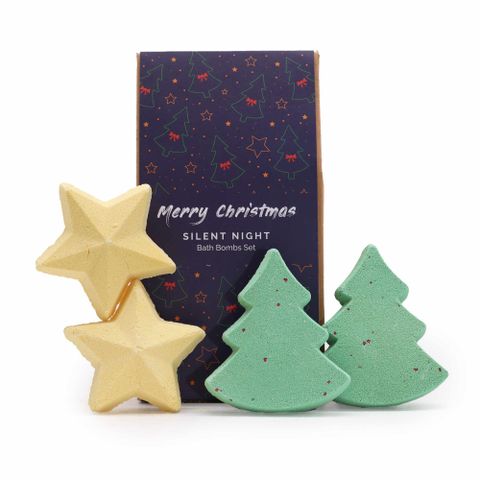Silent Night Christmas Bath Bomb Gift Pack - Bath Indulgence