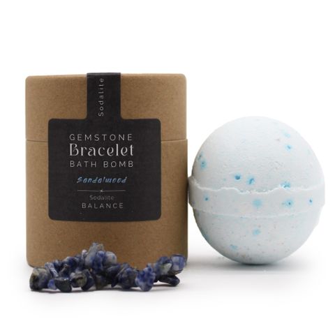 Sodalite Gem Bracelet Bath Bomb - Bath Indulgence
