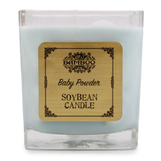 Soybean Jar Candles - Baby Powder Soybean Wax Jar Candles - Bath Indulgence