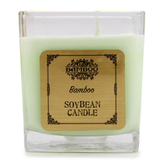 Soybean Jar Candles - Bamboo Soybean Wax Jar Candles - Bath Indulgence
