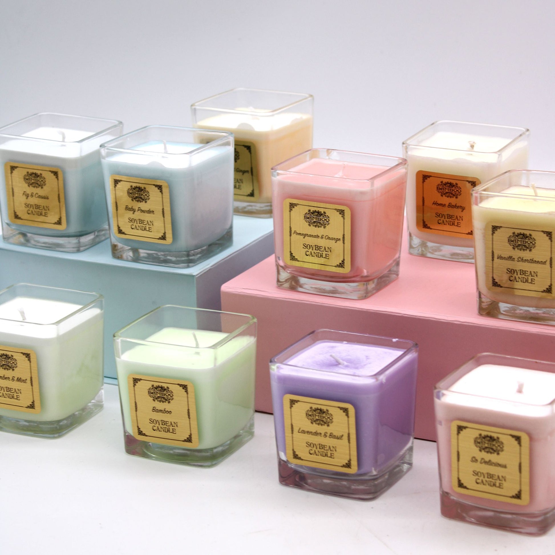Soybean Jar Candles - Fig & Cassis Soybean Wax Jar Candles - Bath Indulgence