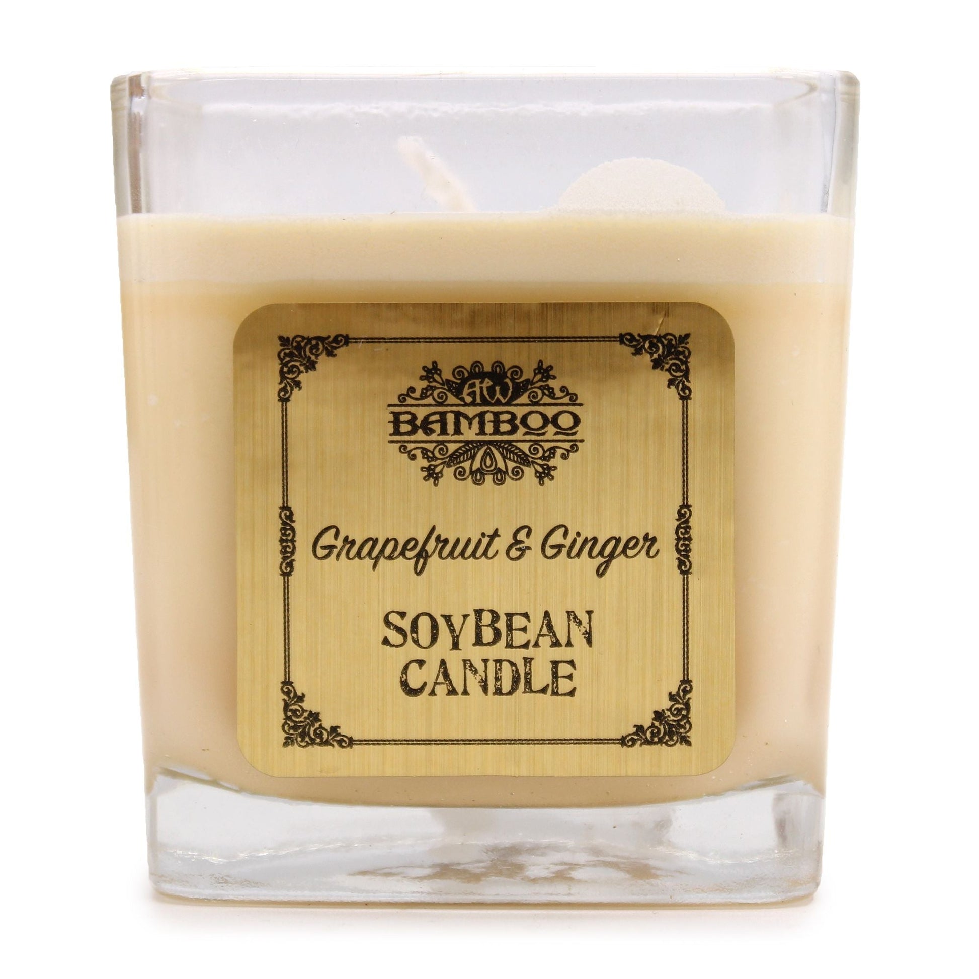 Soybean Jar Candles - Grapefruit & Ginger Soybean Wax Jar Candles - Bath Indulgence